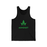 MM Unisex Jersey Tank, Green Leaf Logo