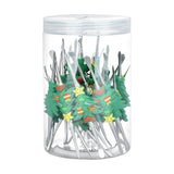Christmas Tree Stainless Steel Dab Tool - 4.75" 30pcs