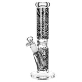 Pulsar Logo Camo Design Series Straight Tube Water Pipe | 12" | 14mm F