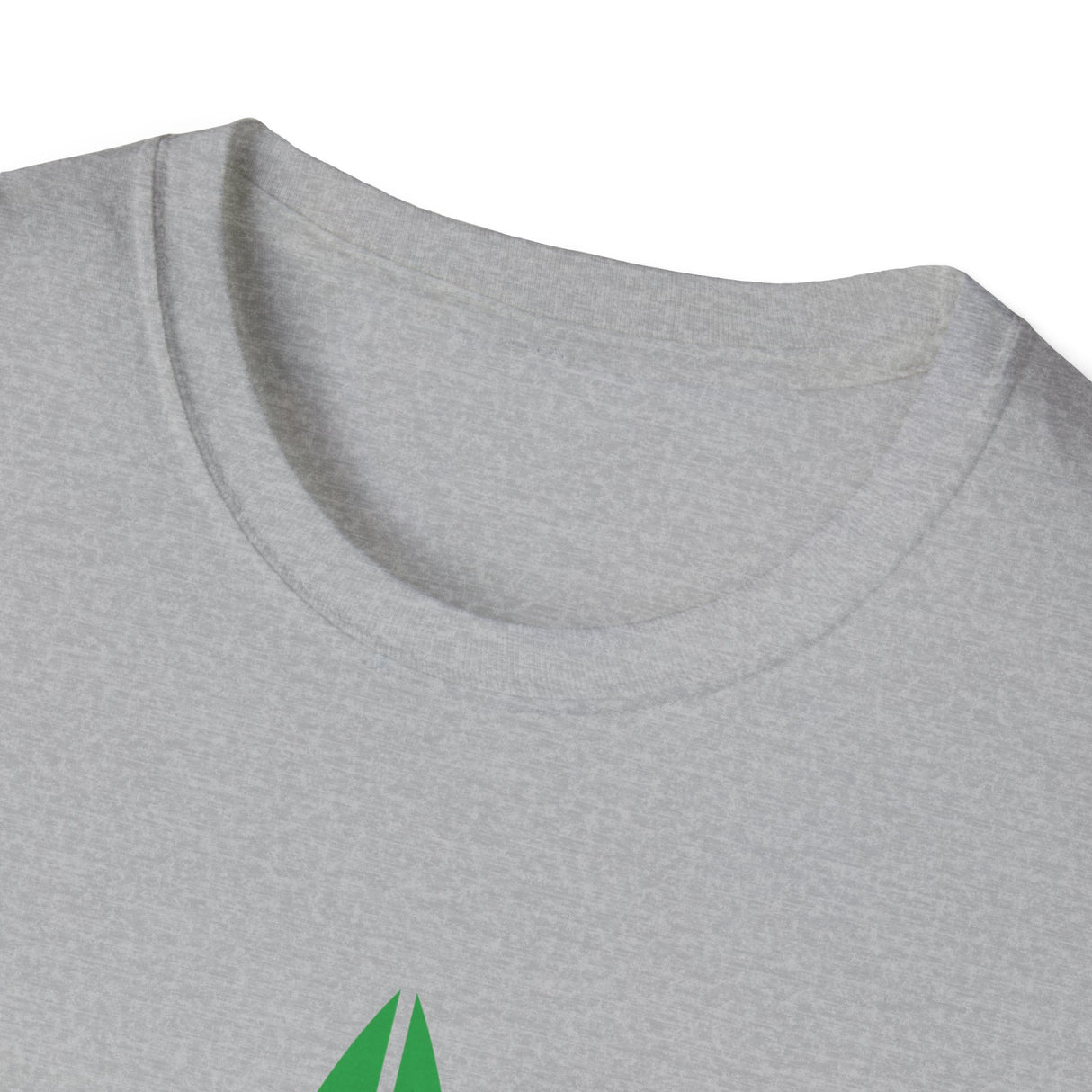 MM Unisex Softstyle T-Shirt, Green Leaf Logo