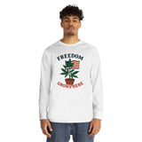 Freedom Grows Here – Long Sleeve Crewneck Tee (Mindset Collection)