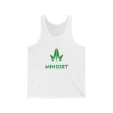 MM Unisex Jersey Tank, Green Leaf Logo