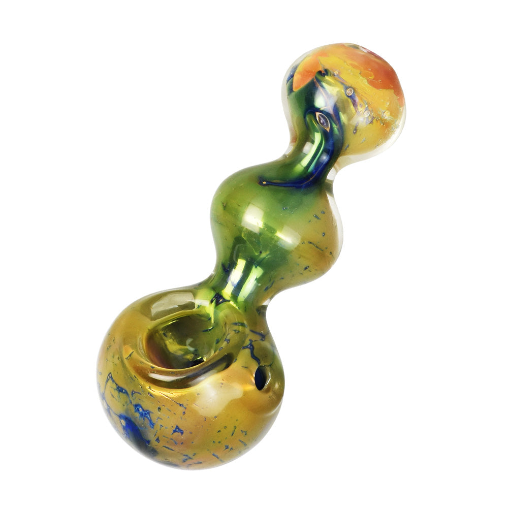 Fumed Nebula Bubbles Spoon Pipe - 4.25"