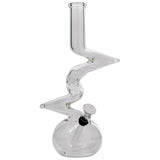 LA Pipes "Jacob's Ladder" Crystal Clear Zong Bong