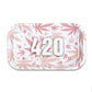 420 Pink Metal Rollin' Tray