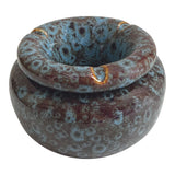 Fujima Moroccan Ceramic Ashtray - Reactive Blue / 5"