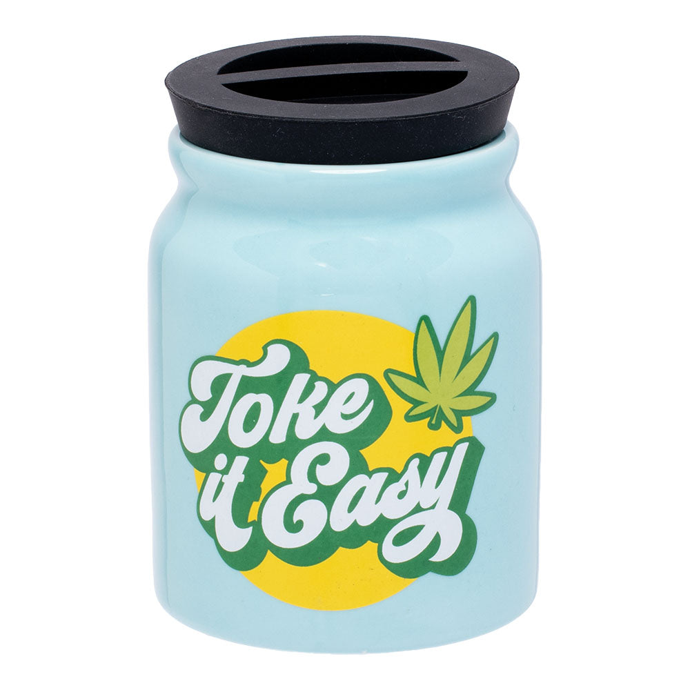 Fujima Happy Hemp Ceramic Stash Jar | 4.5"