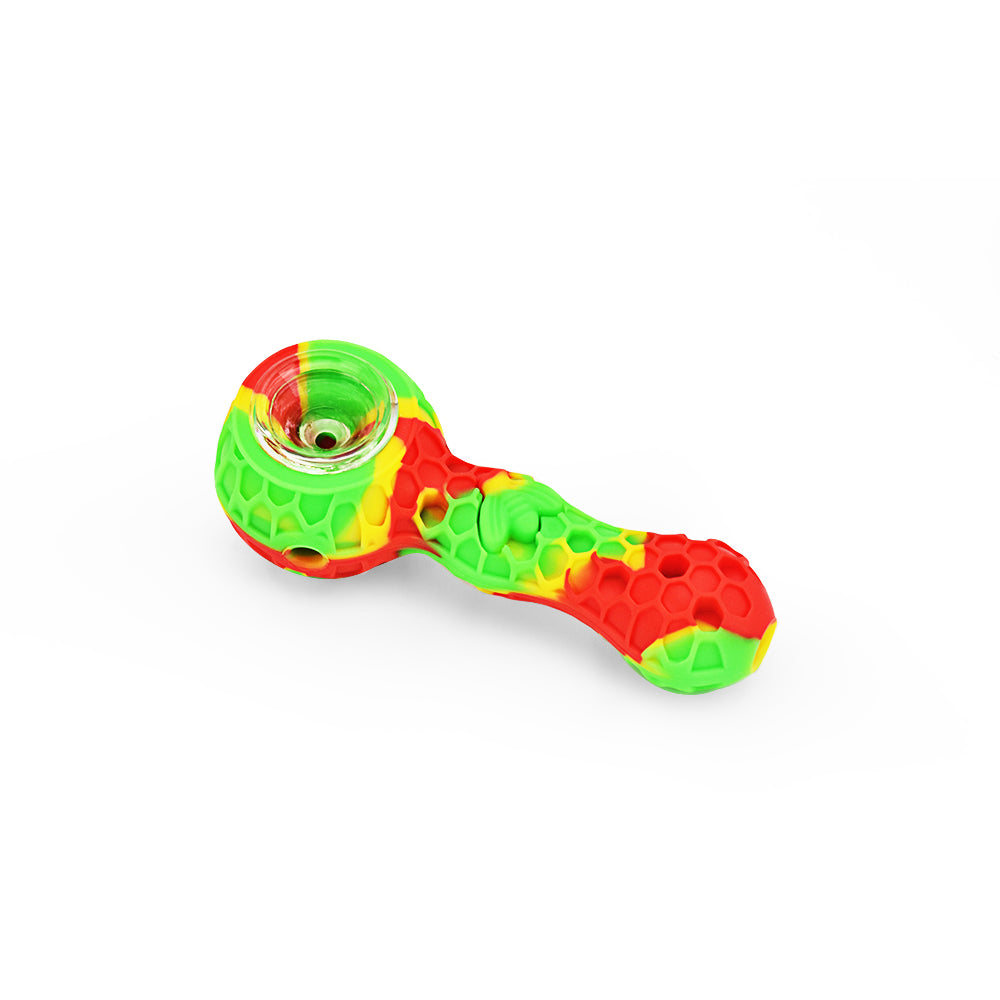 Ritual - 4'' Silicone Spoon Pipe - Rasta