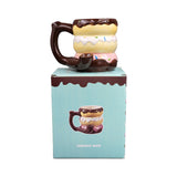 Donut mug - pipe - novelty mug