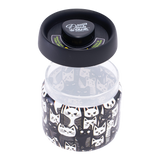 Fujima Dank Tank Vacuum Glass Jar - 4.2" / Black & White Cats