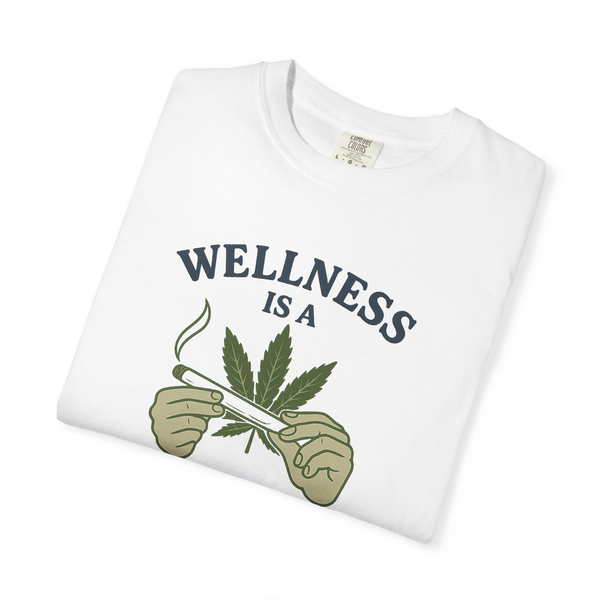 Wellness is a Joint Effort – Unisex Garment-Dyed Tee (Mindset Collection)