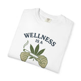 Wellness is a Joint Effort – Unisex Garment-Dyed Tee (Mindset Collection)