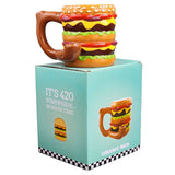 Burger Mug and Stash Jar Set