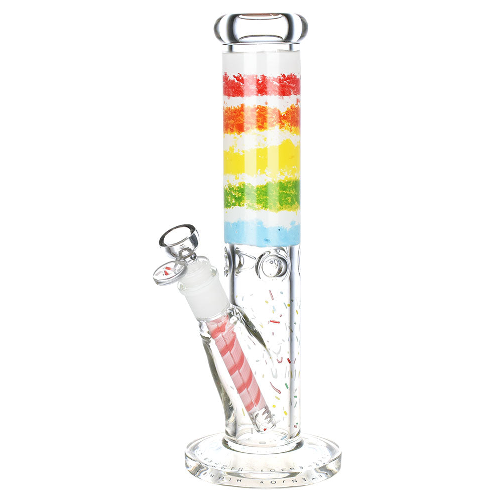 Pulsar Birthday Cake Design Series Straight Tube Water Pipe | 12" | 14mm F