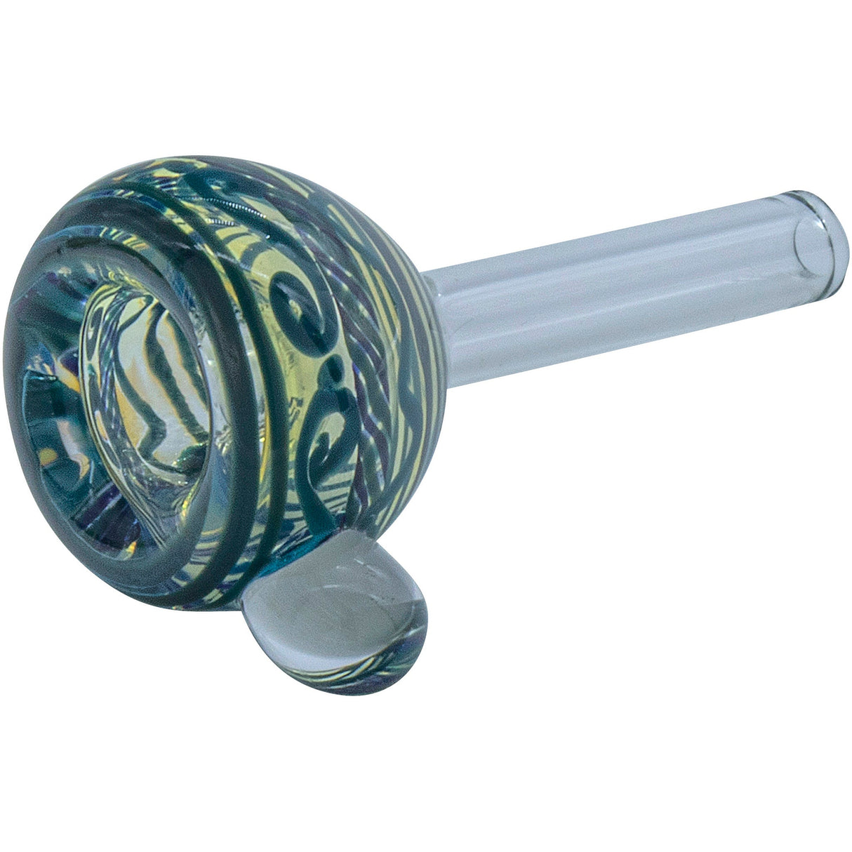 LA Pipes Painted Warrior Pull-Stem Slide Bowl