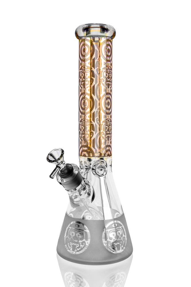 TTIBAL HEAD ETCHED WATER PIPE