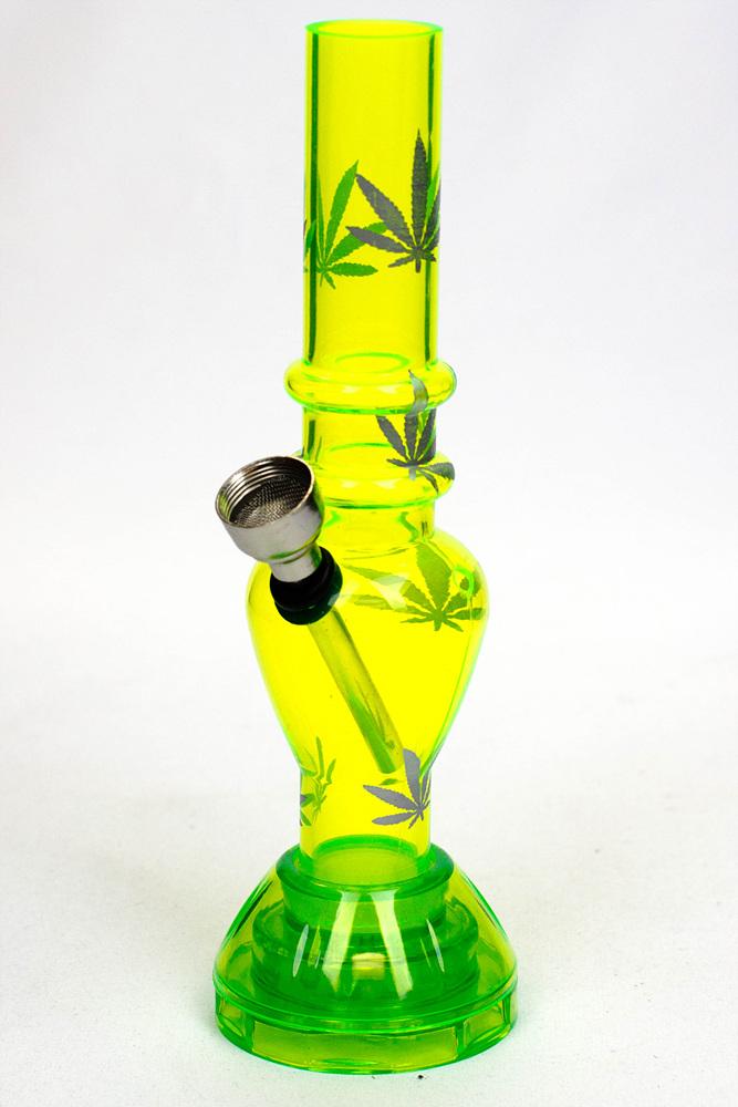 7" acrylic water pipe with grinder