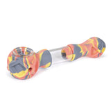 Hybrid Silicone and Glass Spoon Pipe