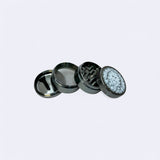 Green Man Gray 4-Piece Aluminum Grinder, 2"