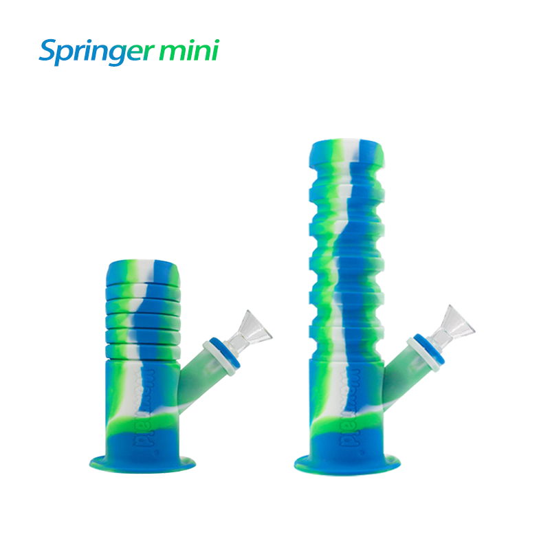 Waxmaid 8.46″ Springer Mini Collapsible Silicone Water Pipe