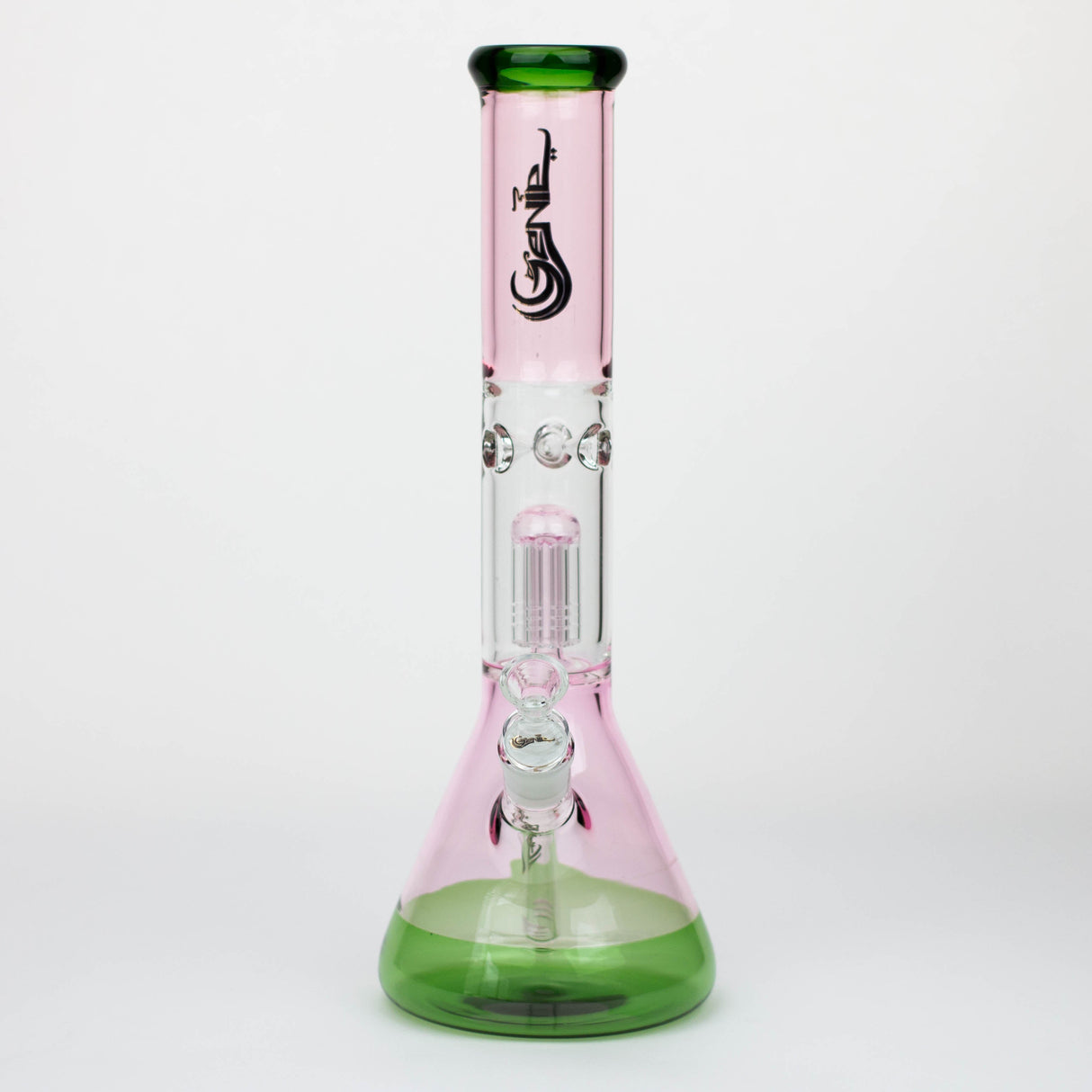 14.5" Genie-Tree arms two tone glass water bong