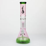 14.5" Genie-Tree arms two tone glass water bong