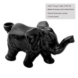 Elephant Novelty Pipe - Black Color