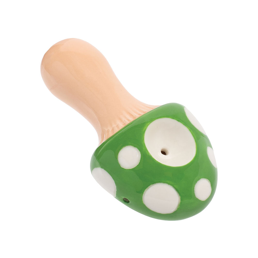 Wacky Bowlz Mushroom Ceramic Pipe | 3.5"