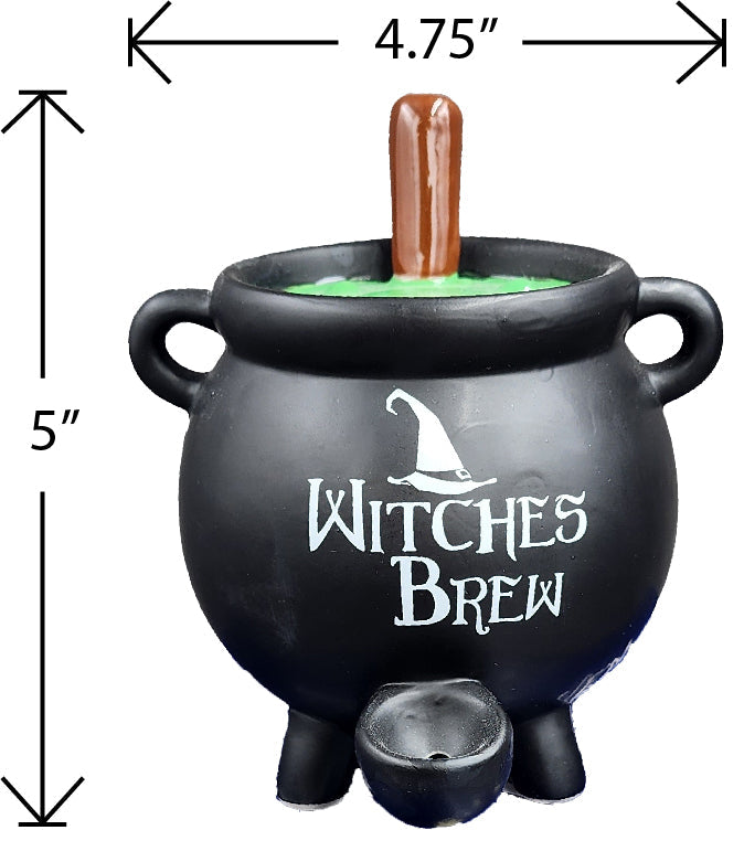 witches brew cauldron pipe