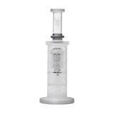 Human Grade Sacred Straight Sandblasted Glass Water Pipe