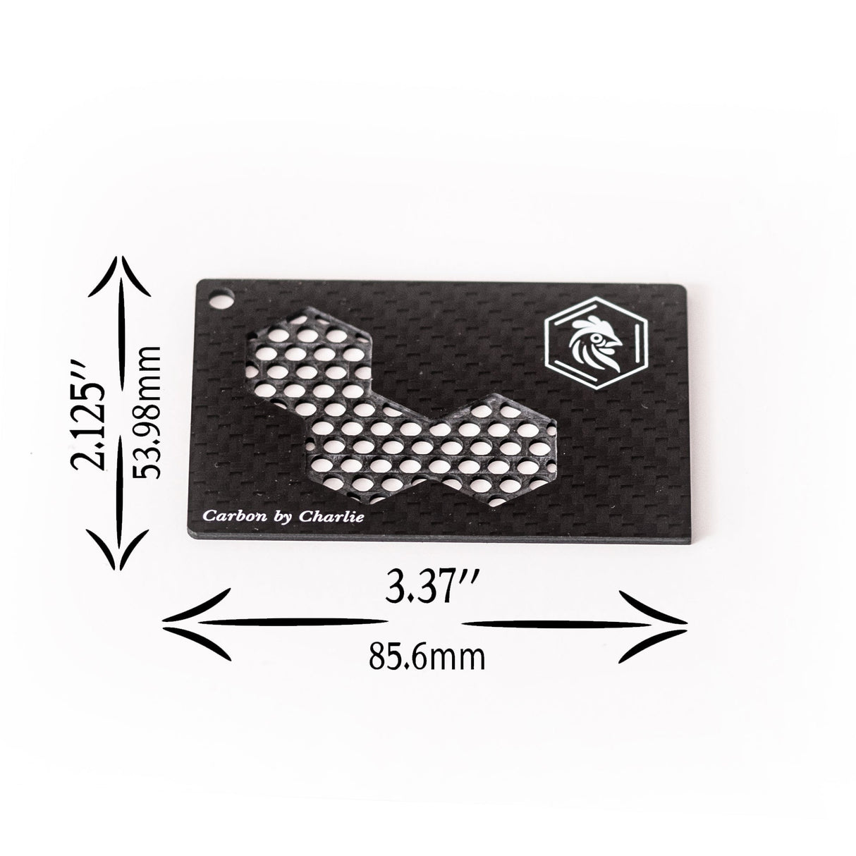 Carbon by Charlie Carbon Fiber Herb Grinder Card