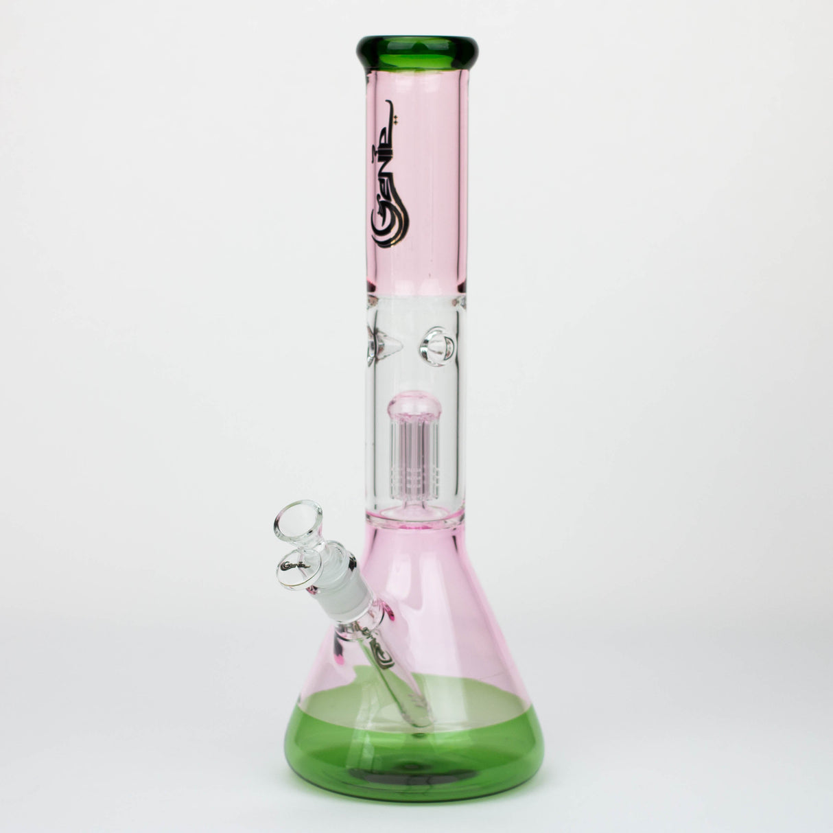 14.5" Genie-Tree arms two tone glass water bong