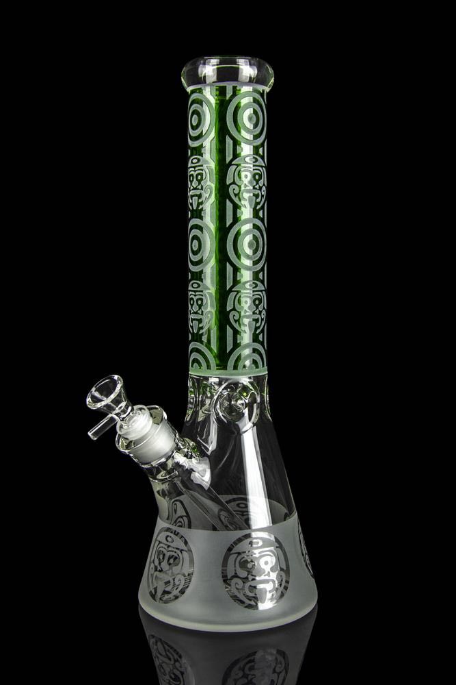 TTIBAL HEAD ETCHED WATER PIPE