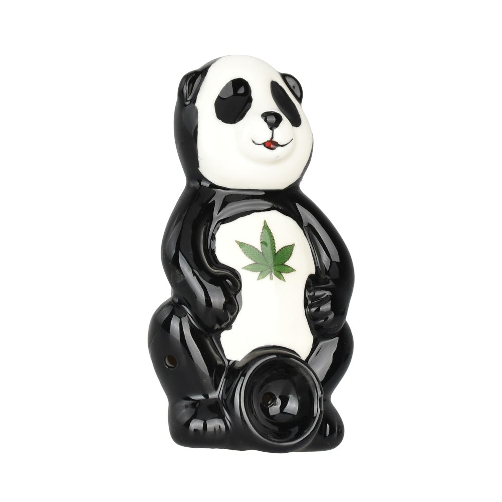 Wacky Bowlz Panda Ceramic Hand Pipe - 4"