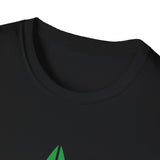 MM Unisex Softstyle T-Shirt, Green Leaf Logo