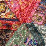 Silk Halter Tie Crop Top - One Size