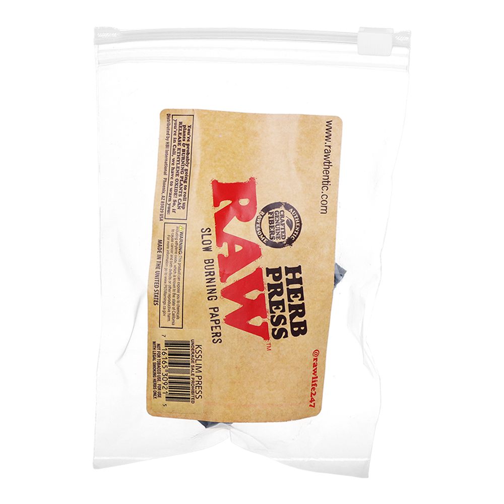 RAW King Size Wide Herb Press - 3.5"x1.5"