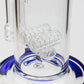 13" AQUA Glass / 2-in-1 / 7mm glass water bong