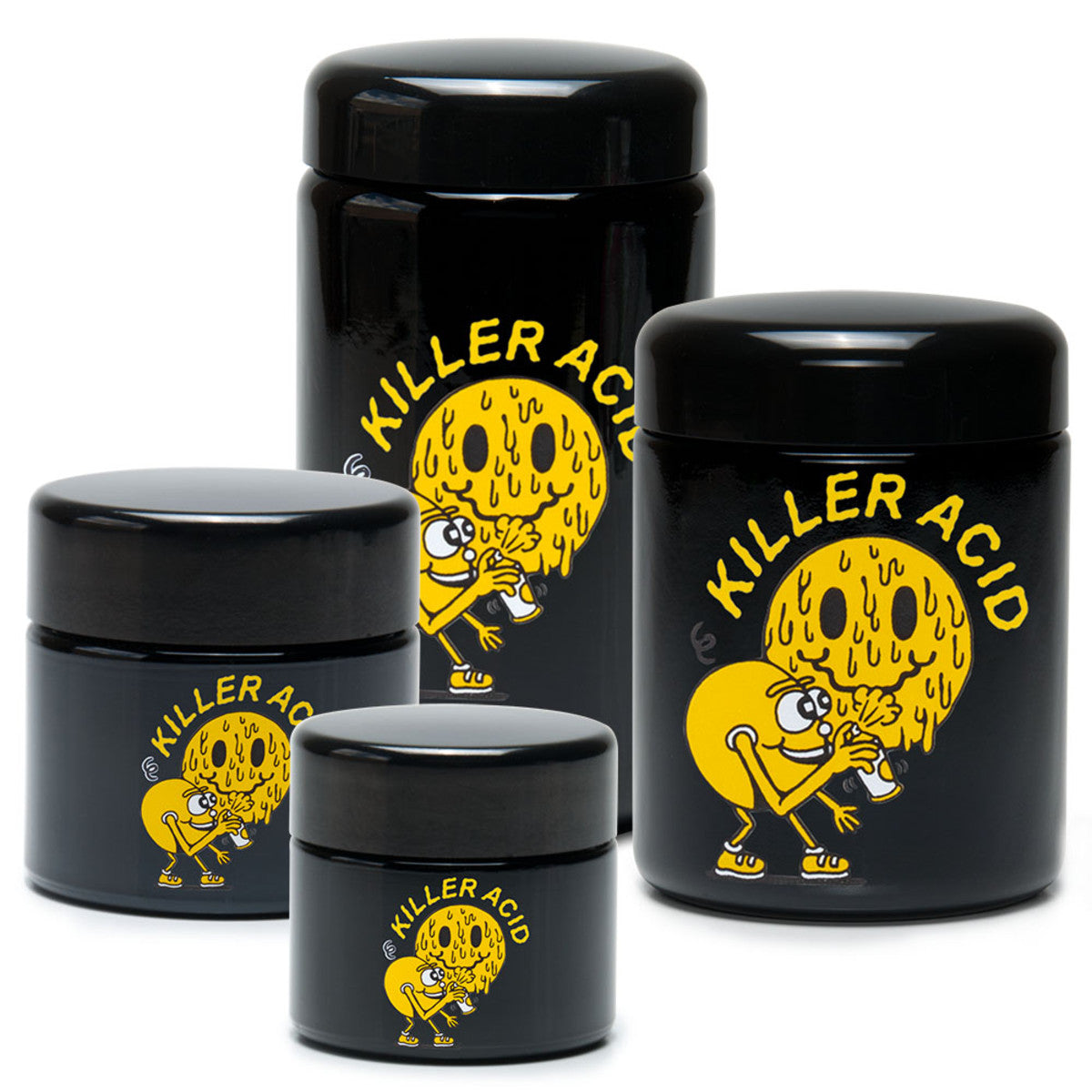 JR988 420 Science x Killer Acid UV Screw Top Jar - Miles of Smiles