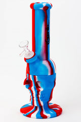 11" Genie skull multi colored detachable silicone water bong