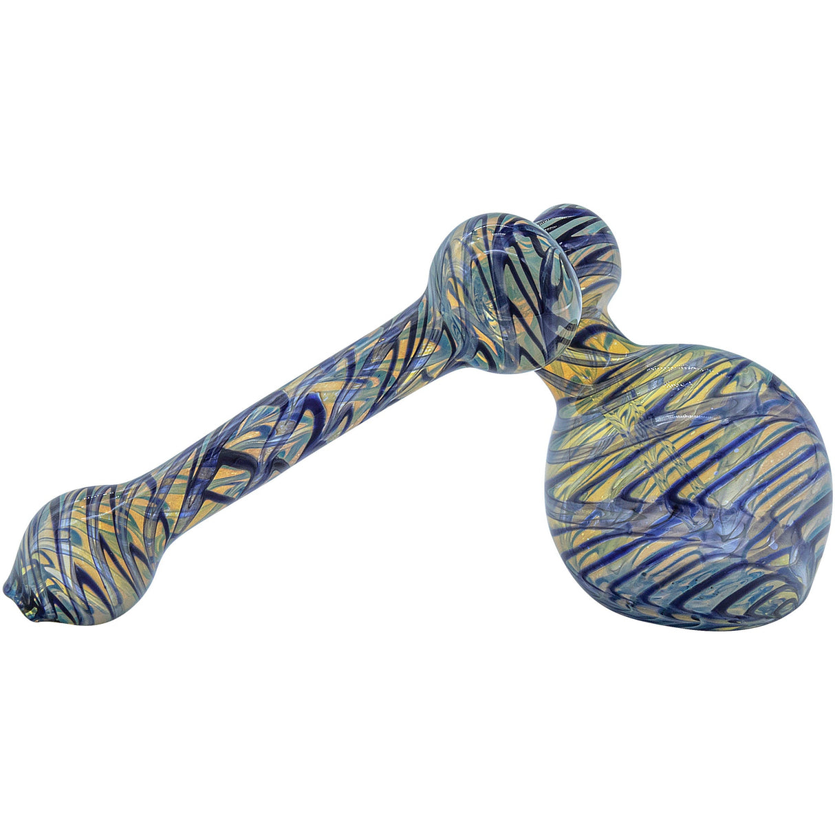 LA Pipes "Colored Sidecar" Fumed Sidecar Bubbler Pipe (Various Colors)