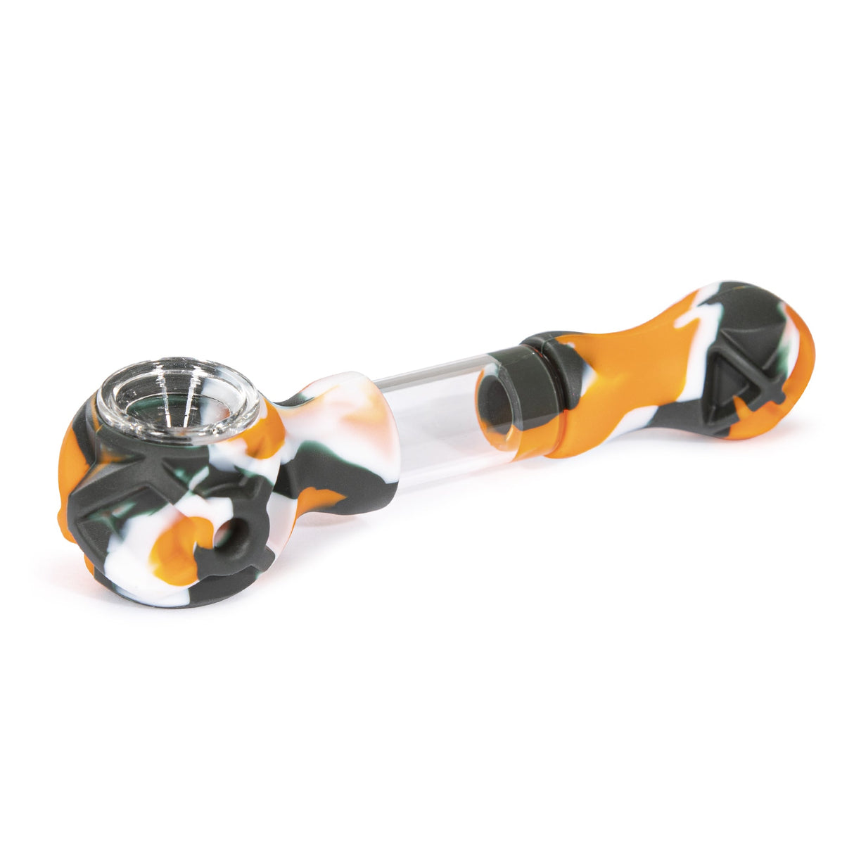 Hybrid Silicone and Glass Spoon Pipe