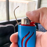 Aqua Hemp Wick Lighter Case - Fits Standard Lighters - Easy to Use Hemp Feeder for Slower & More Natural Flame