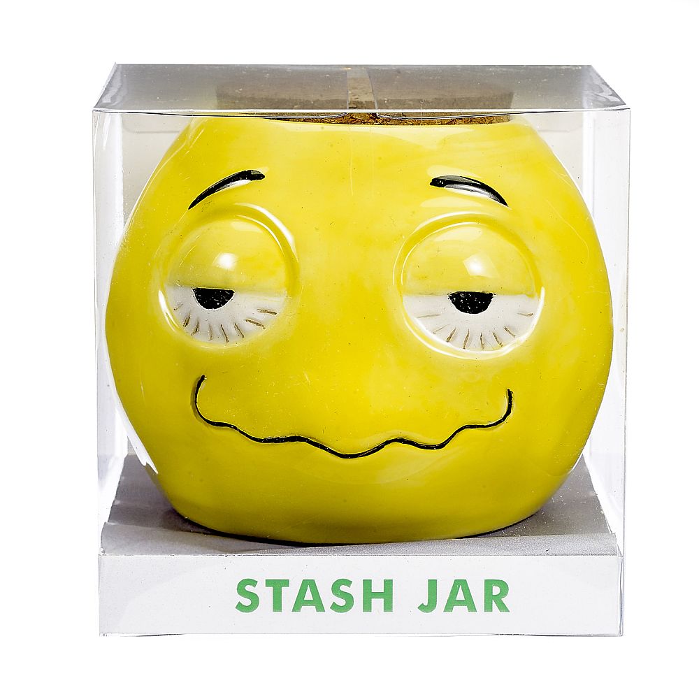 STONED EMOJI STASH JAR