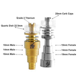 TITANIUM 6 IN 1 CAGE HYBRID DAB NAIL