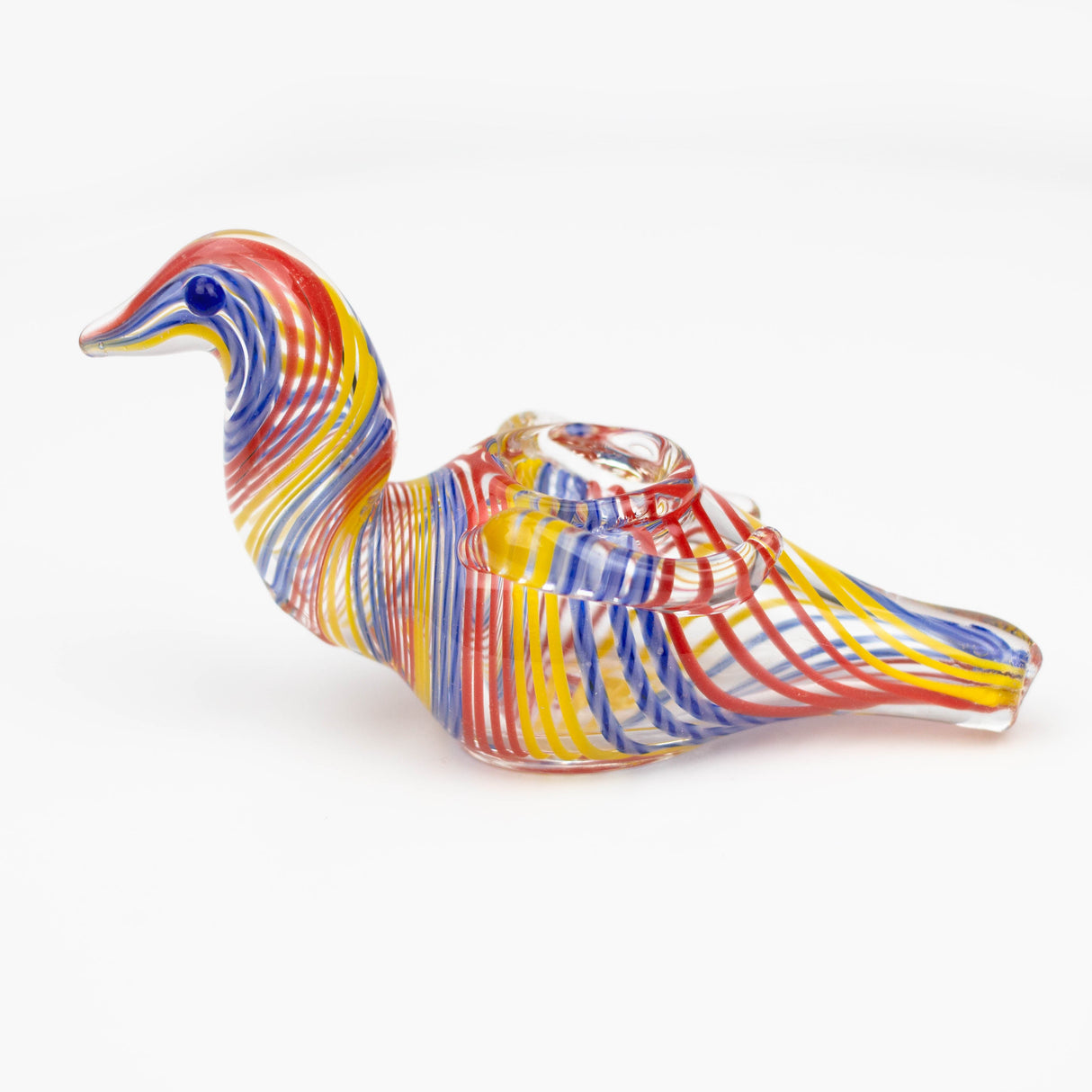 5" Duck glass hand pipe