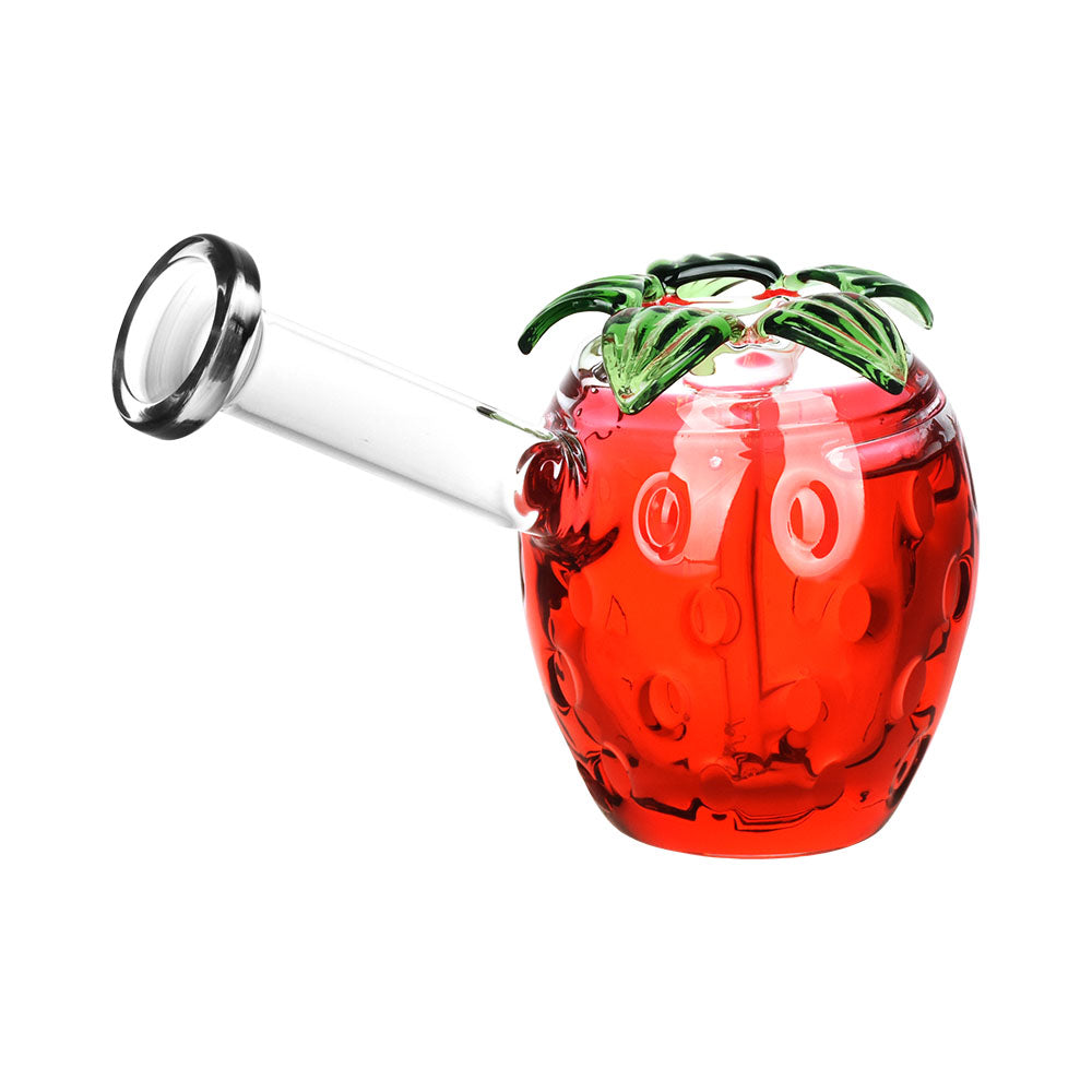 Strawberry Glycerin Bubbler Pipe | 4.5"