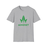 Mindset Soft Style T-Shirt, Green Leaf Logo