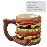 Cheeseburger pipe mug from gifts by Fashioncraft®