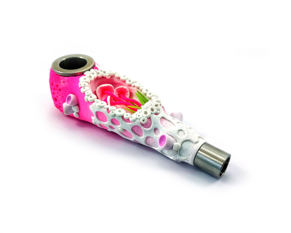 Gadzyl Mushroom Smoking pipe Pink (DHL express shipping included)